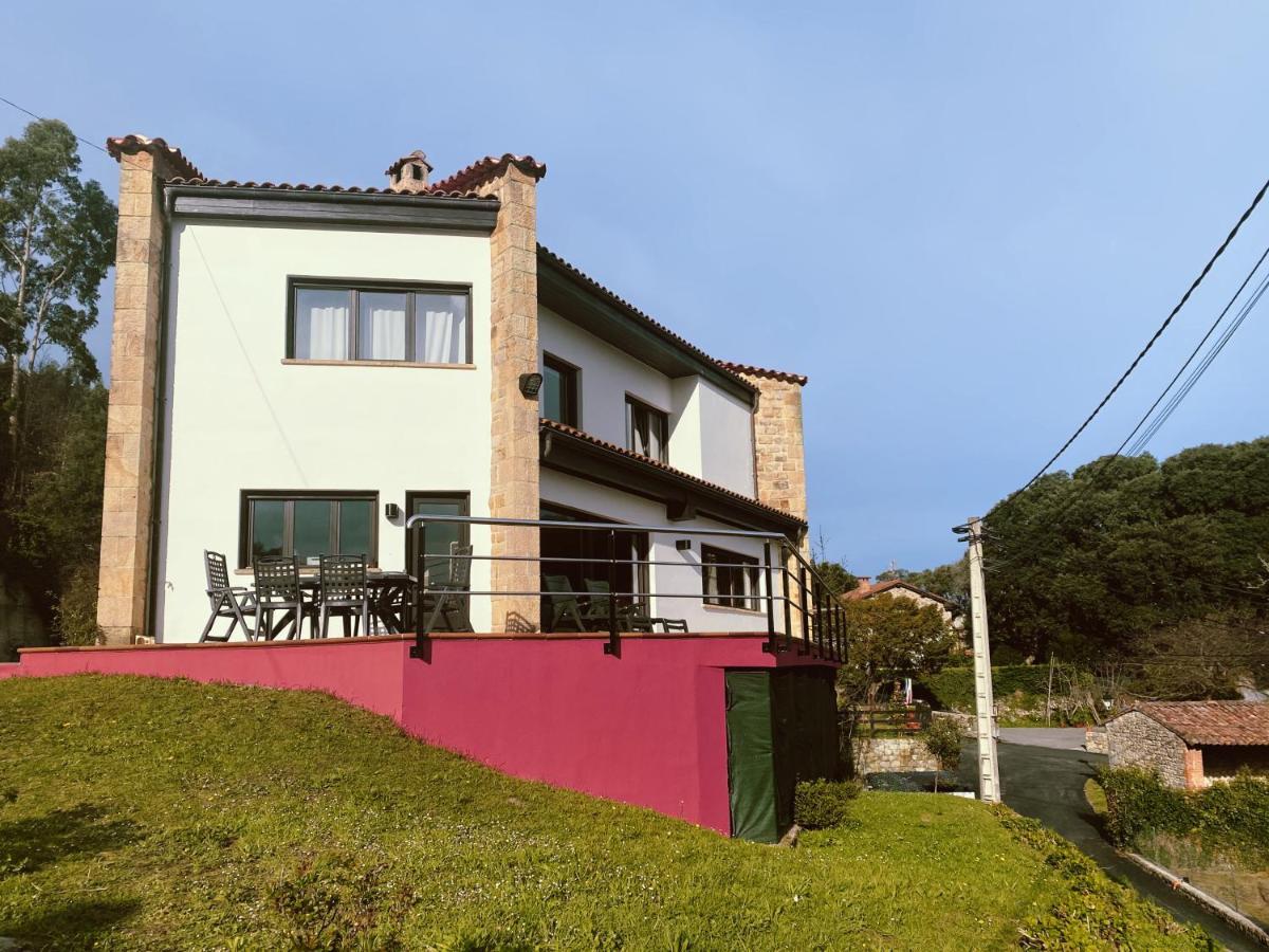 La Jarocha, Casa Con Vistas Al Mar En Pechon Villa Eksteriør billede